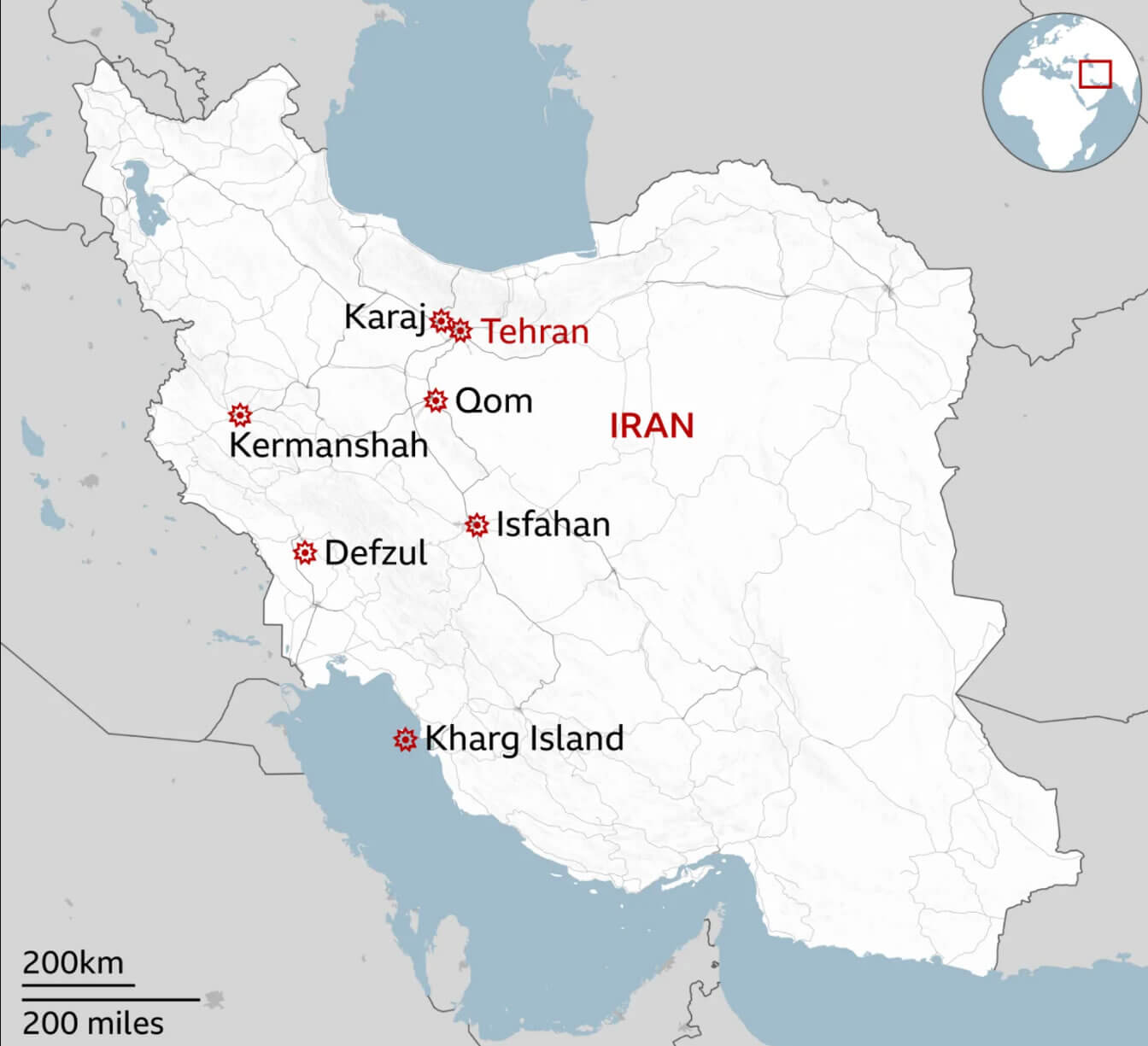 us israel strikes across Iran