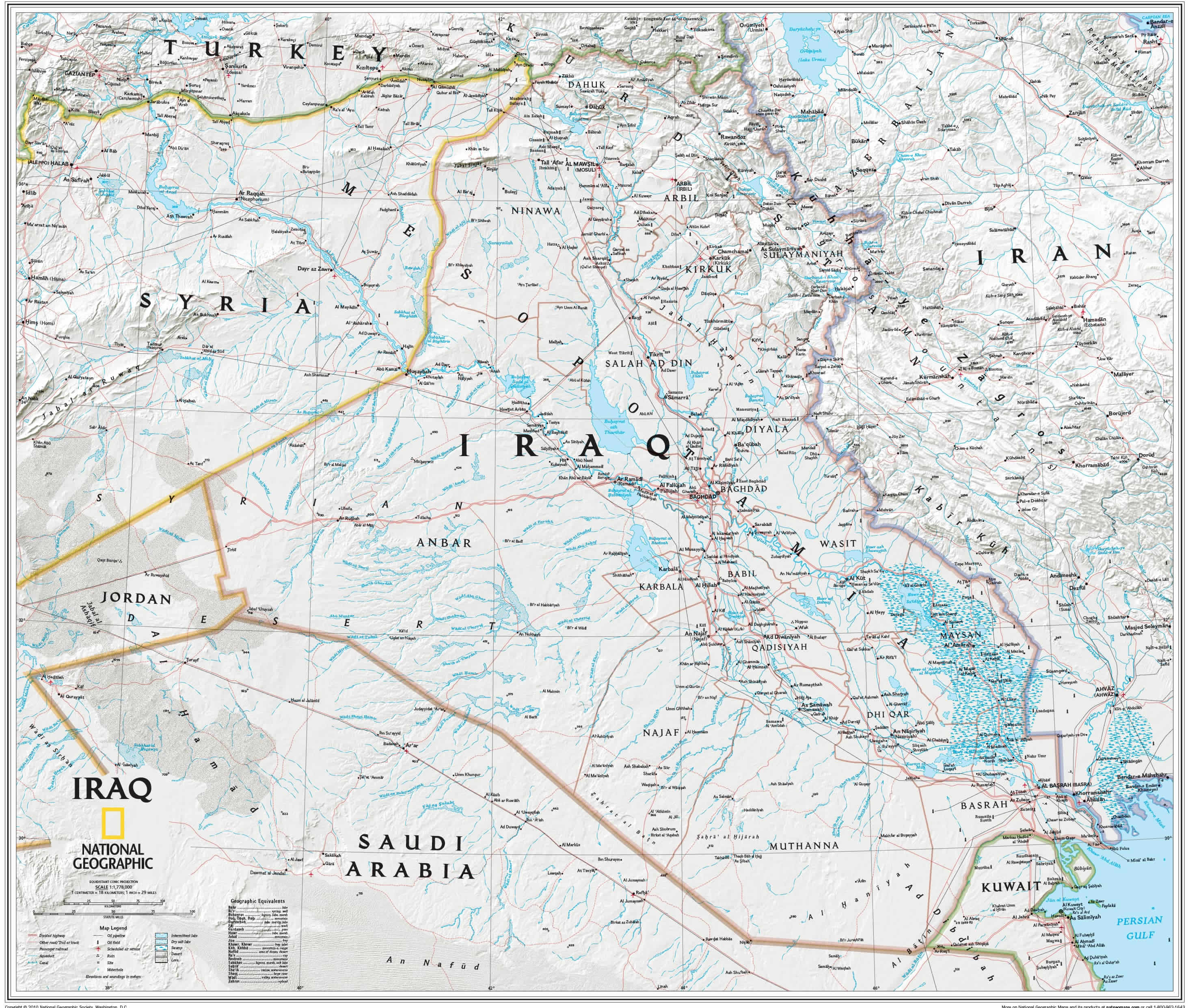 Iraq map