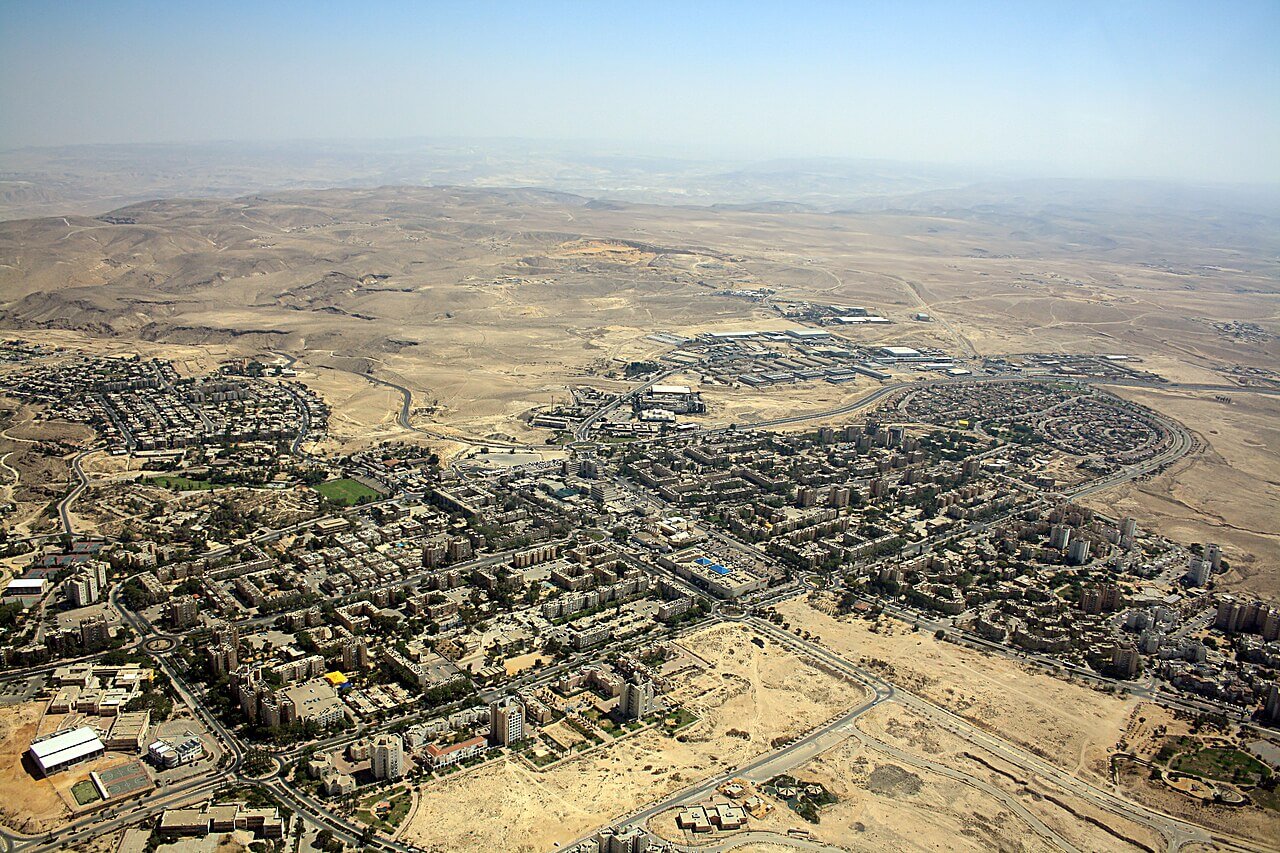 Arad Israel aerial view