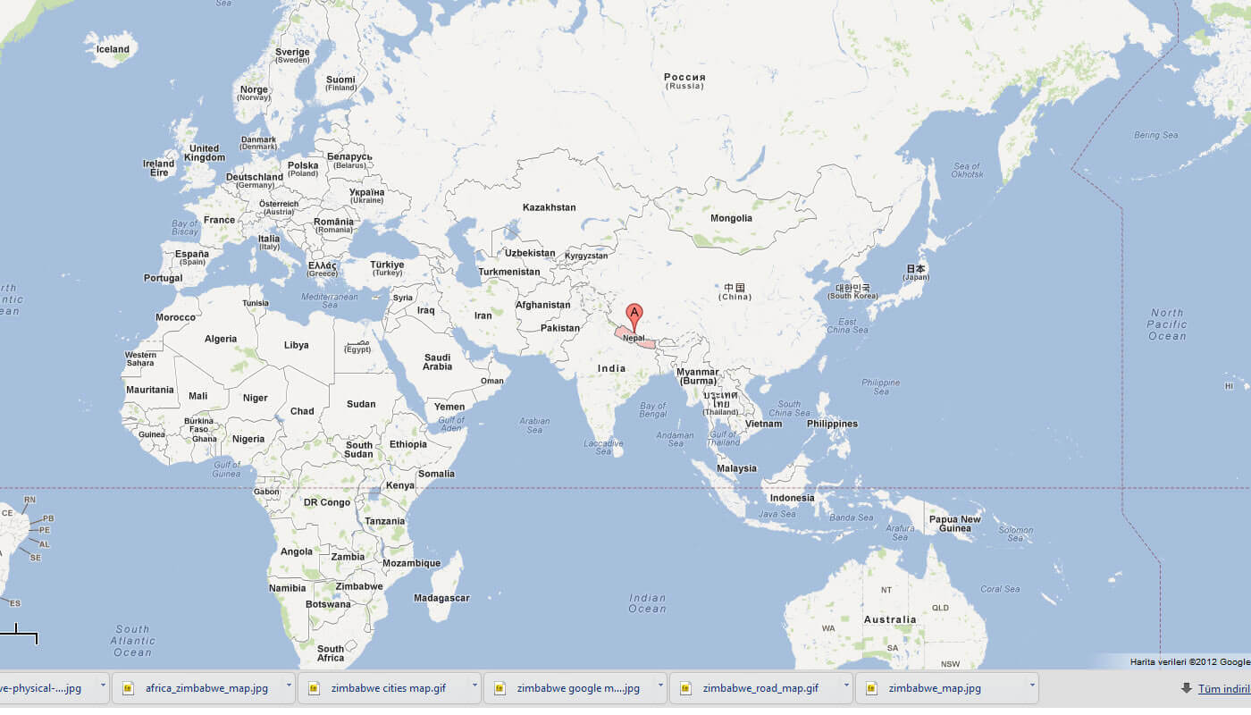 Map of Nepal World