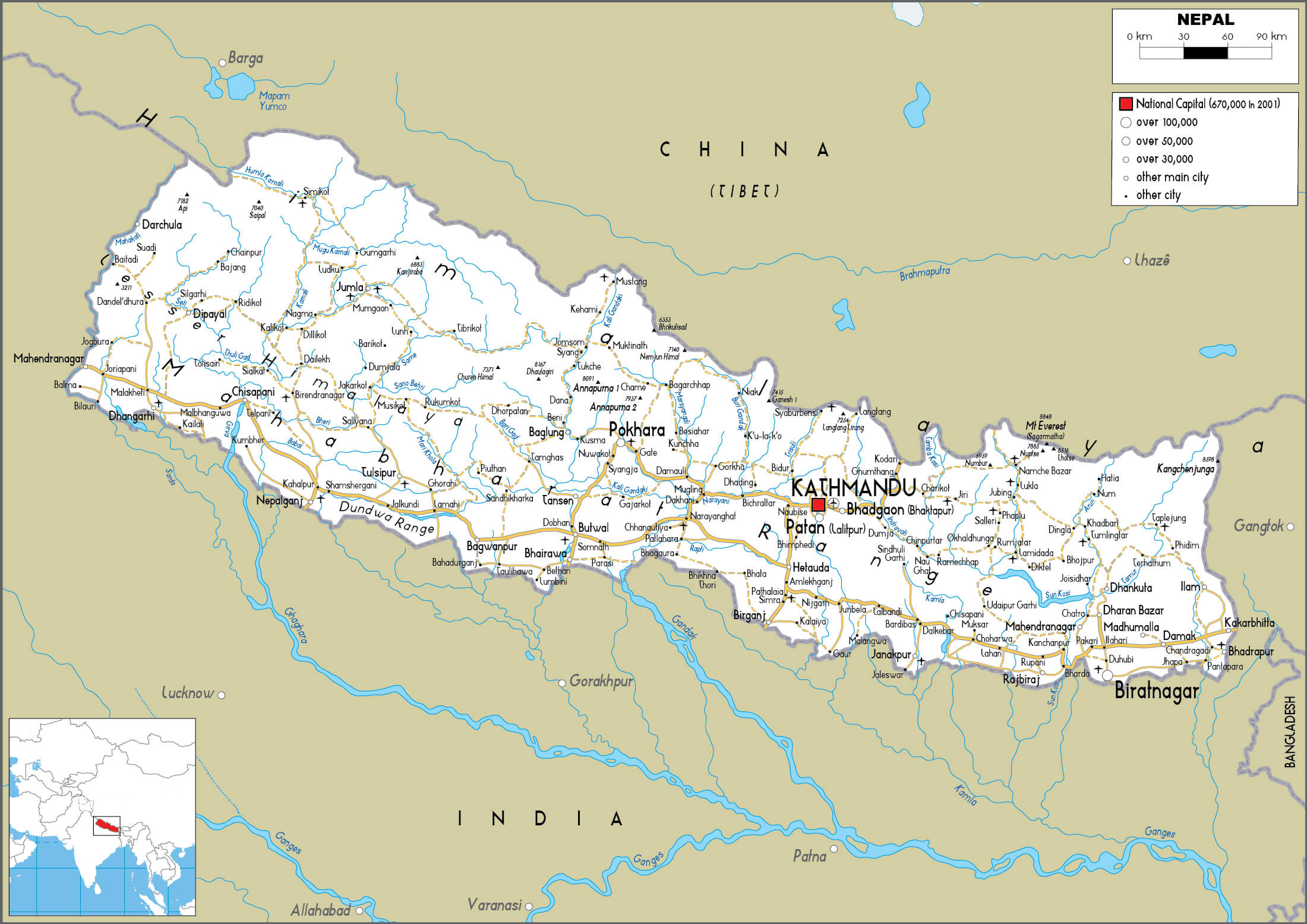 Nepal road map