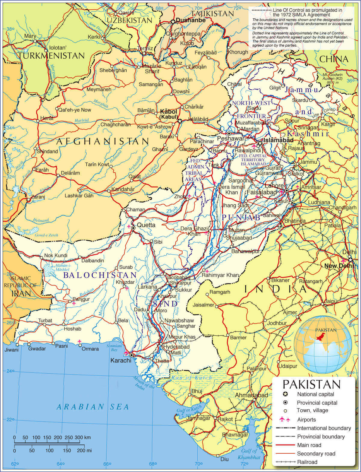 Pakistan road map
