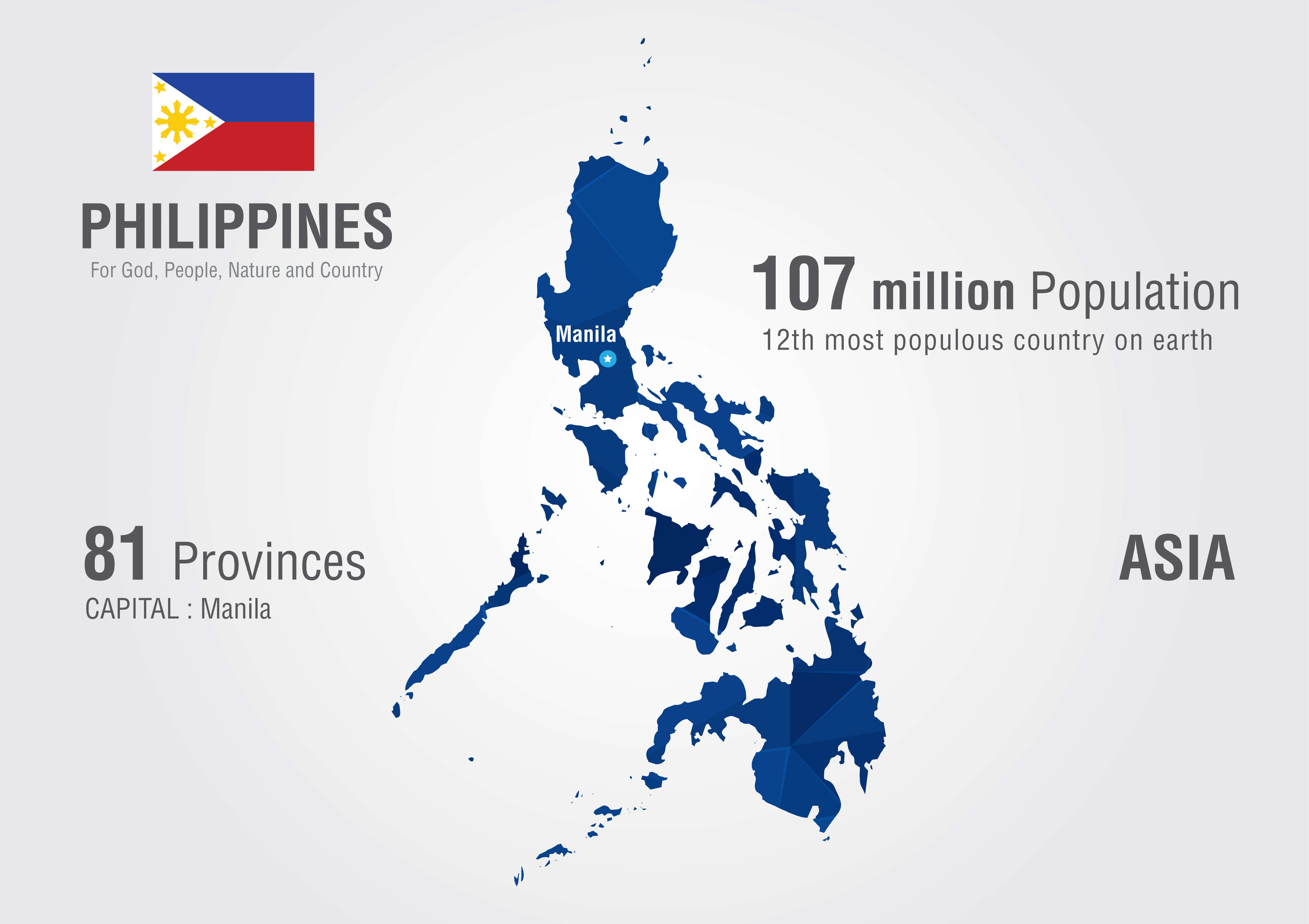 Philippines info map