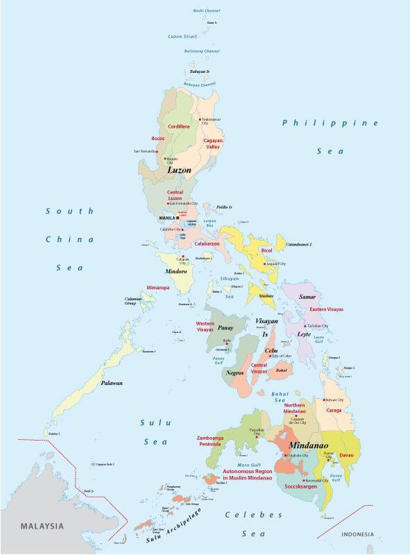 Philippines Provinces Map – Explore the Regions and Islands