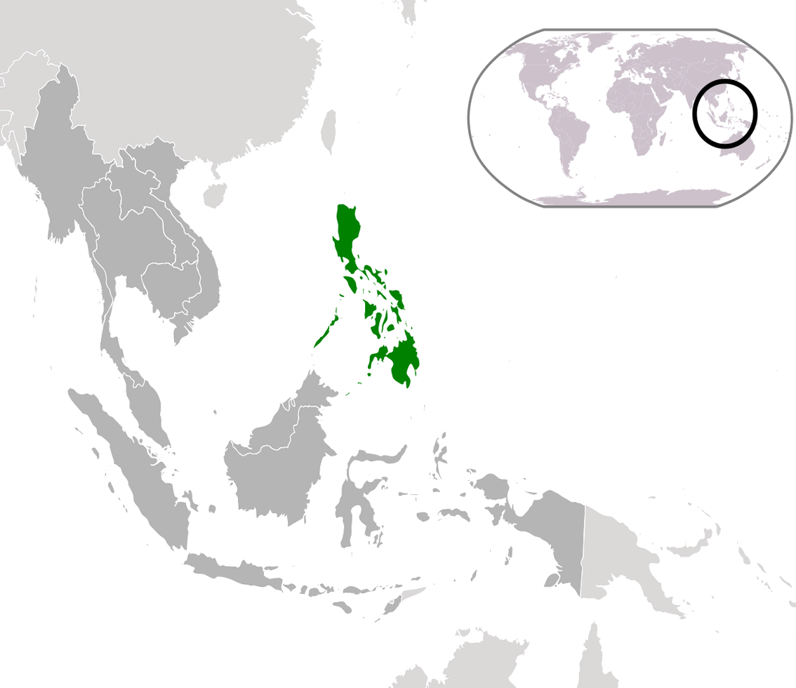 where is philippines on the world map