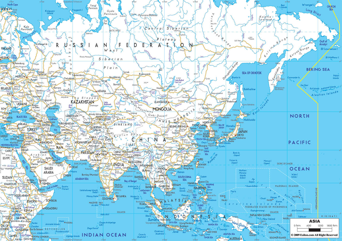 Asia road map