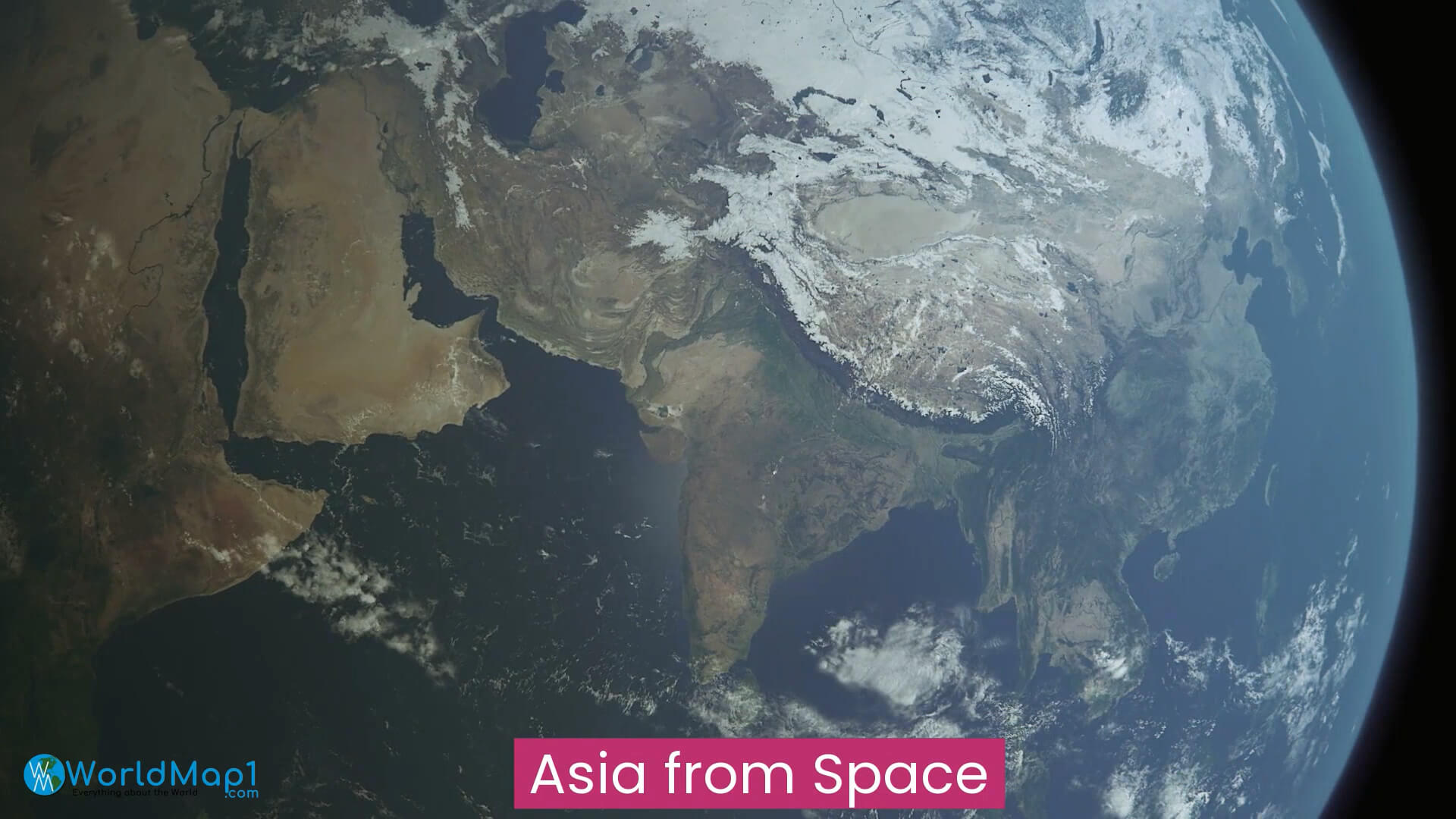 Asia from space