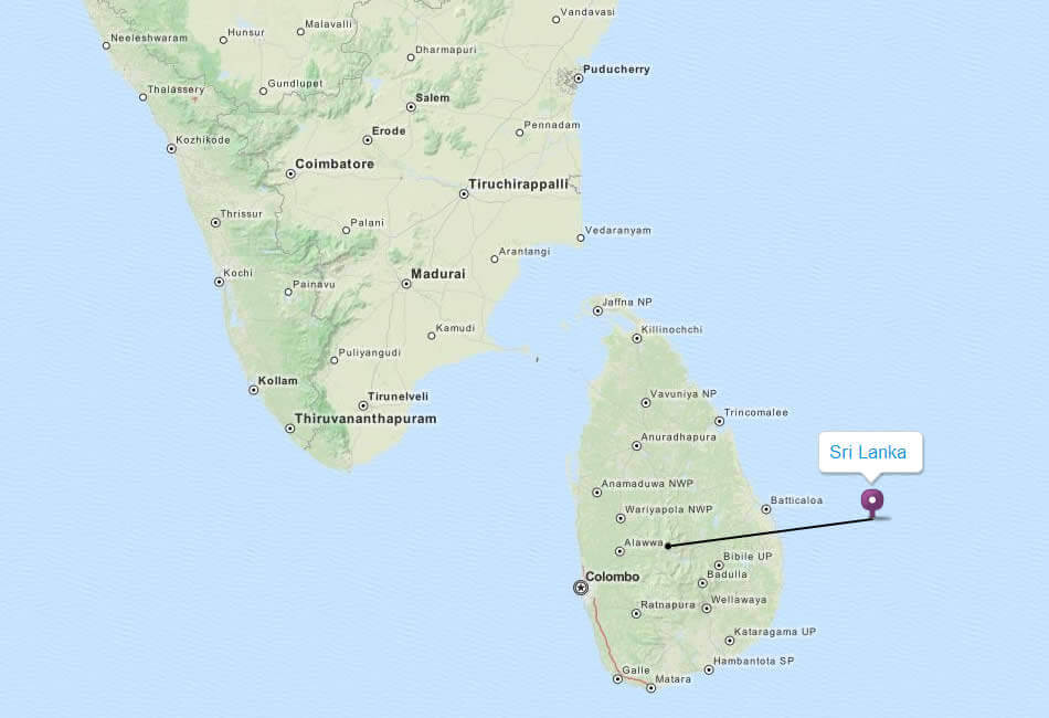 Maps Sri Lanka