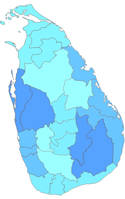 Sri Lanka blank provinces map.png