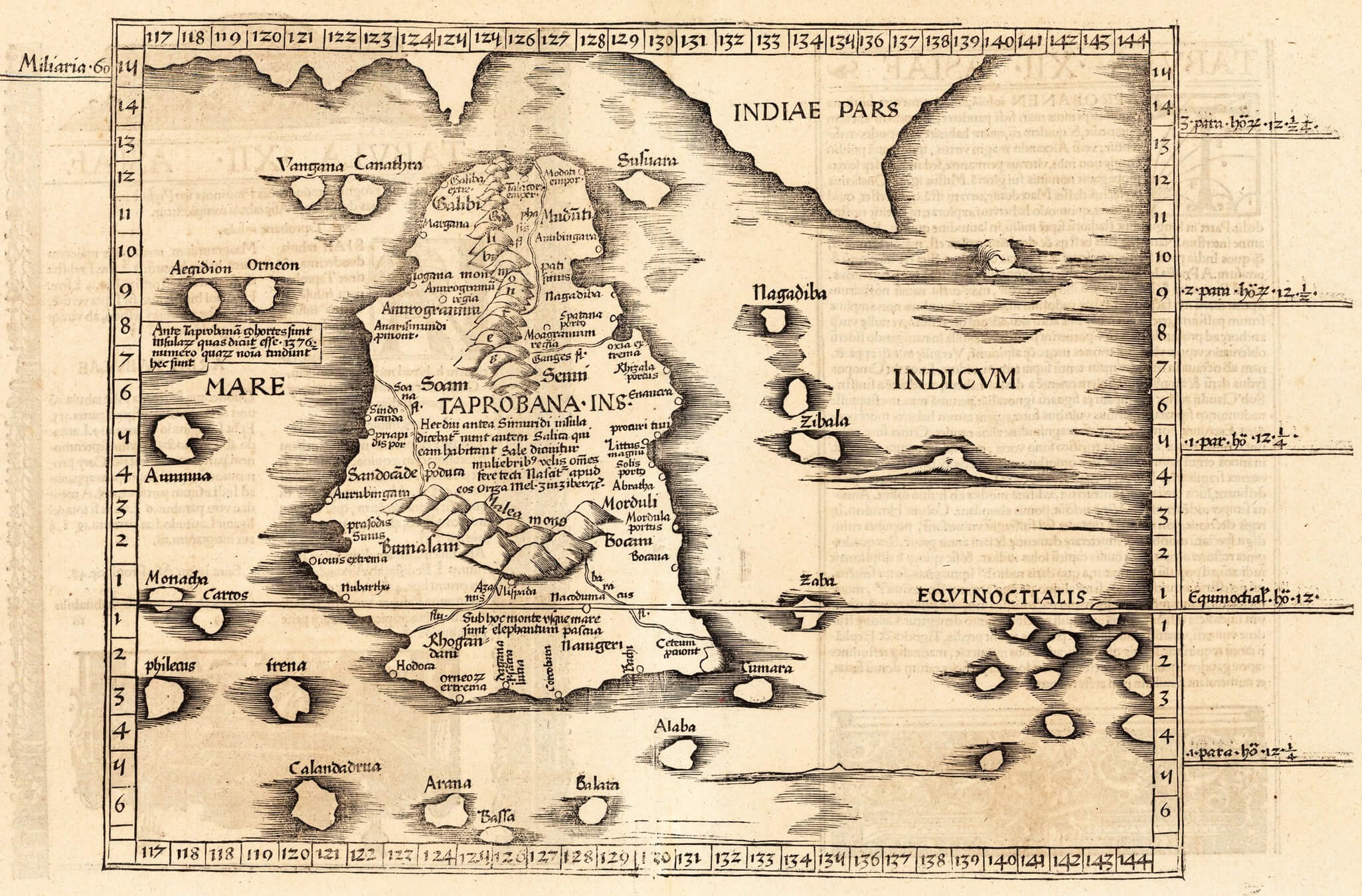 Sri Lanka history map in 1535
