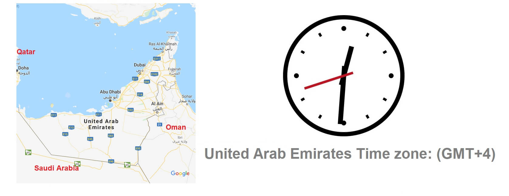 United Arab Emirates time zone