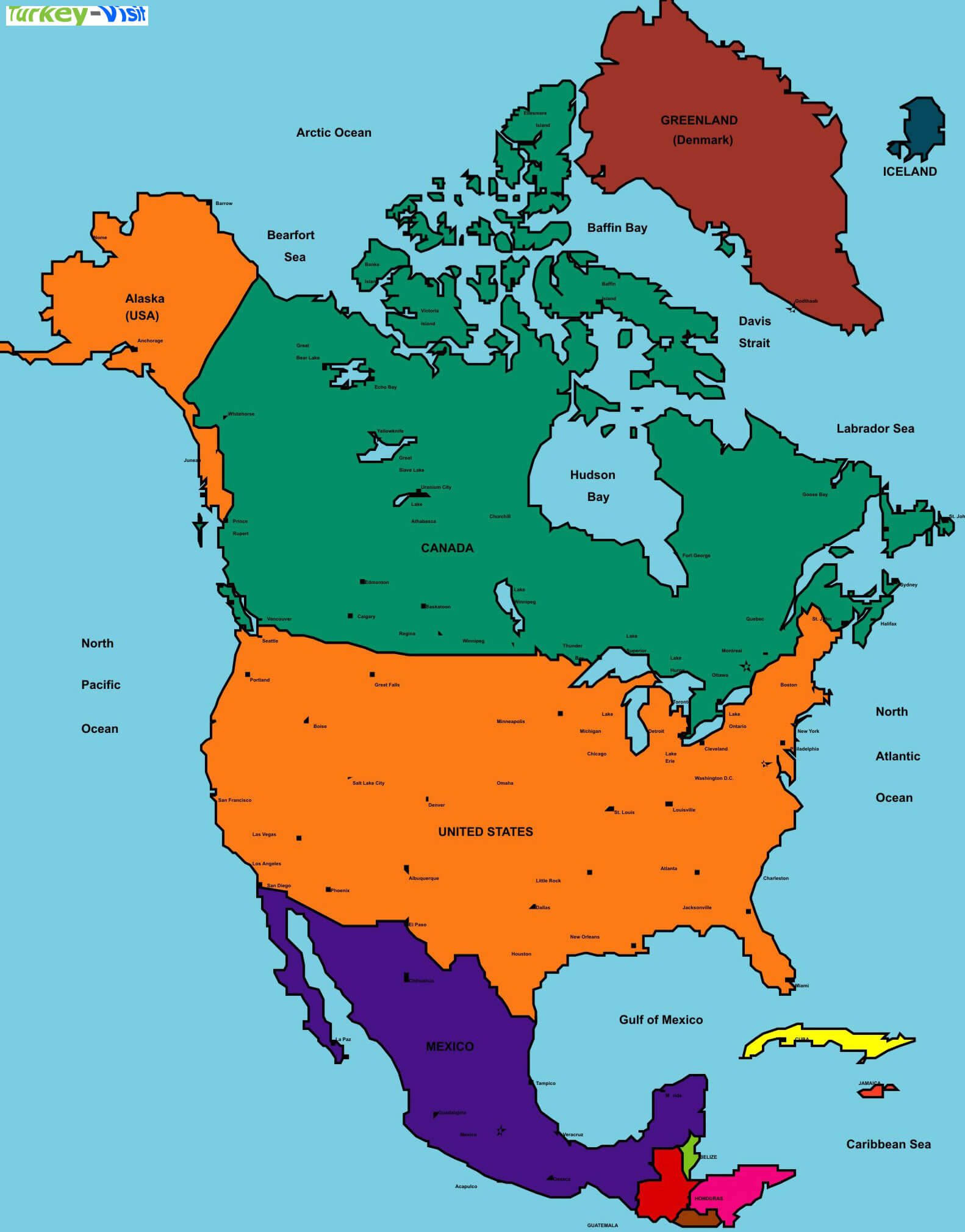 North America Maps