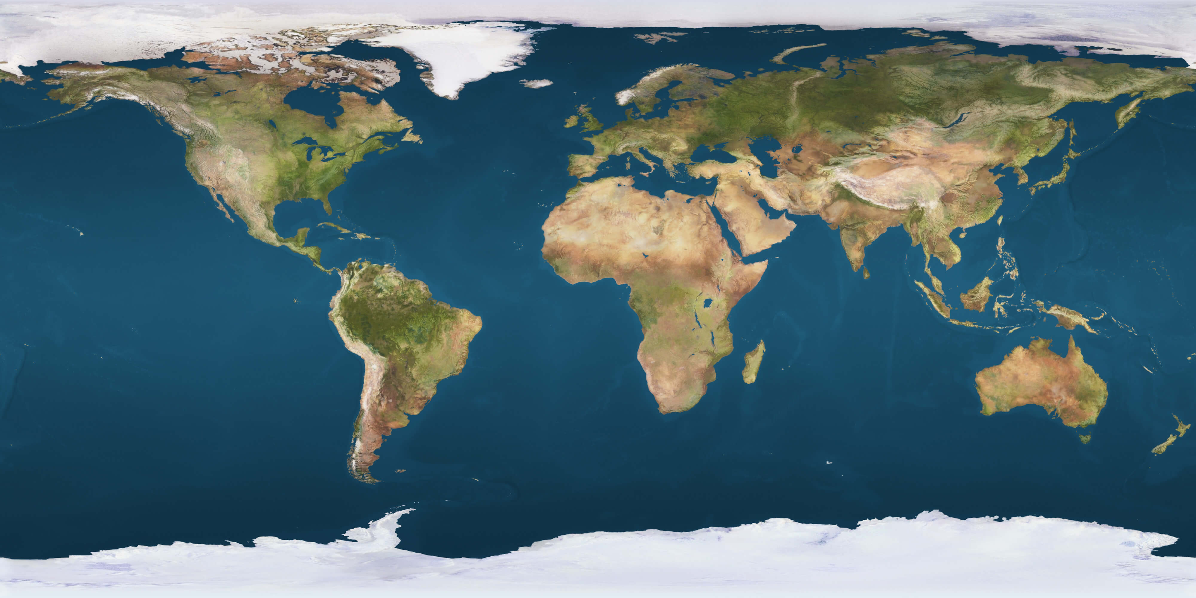 High resolution Earth map
