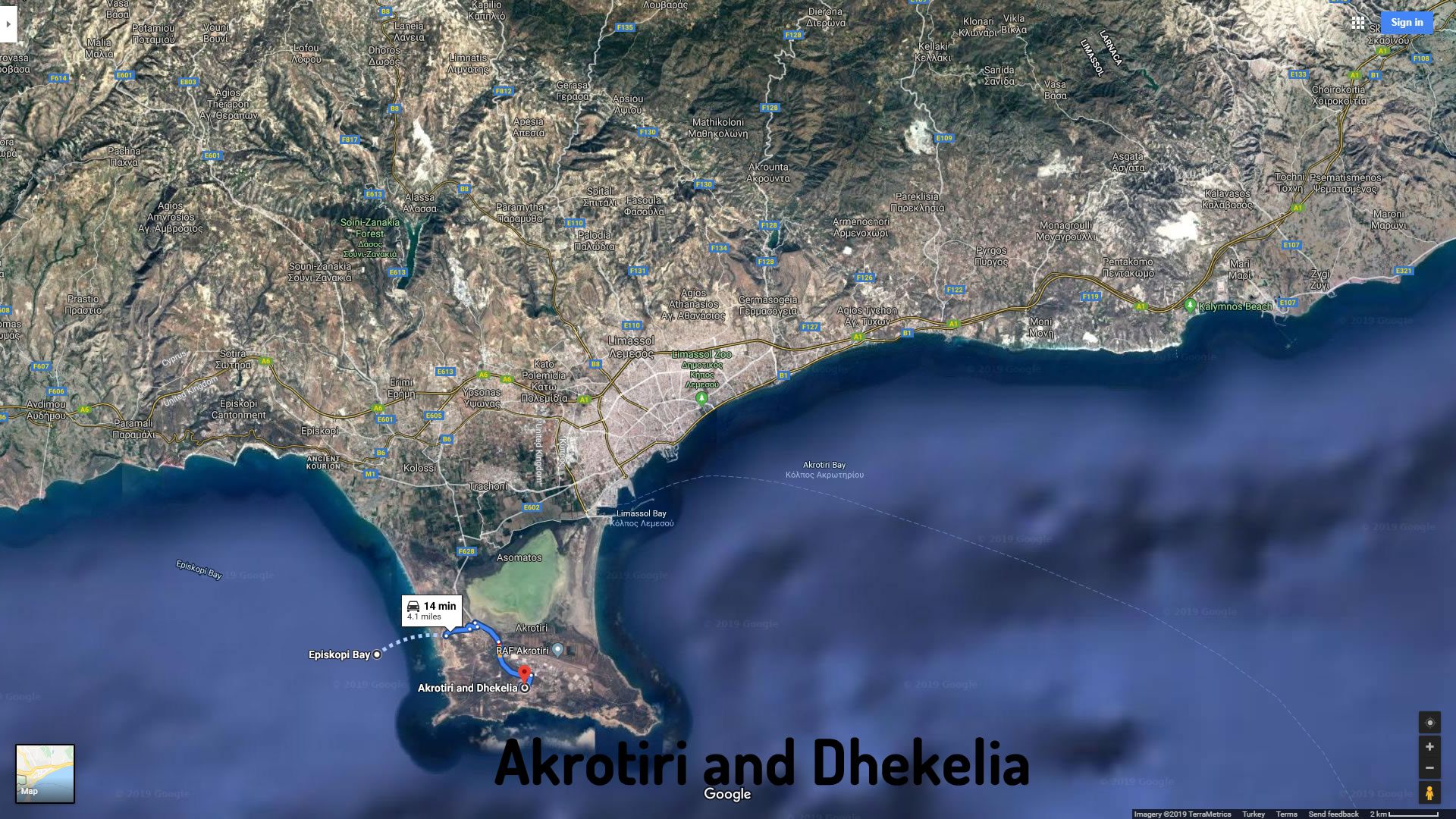 Dhekelia map