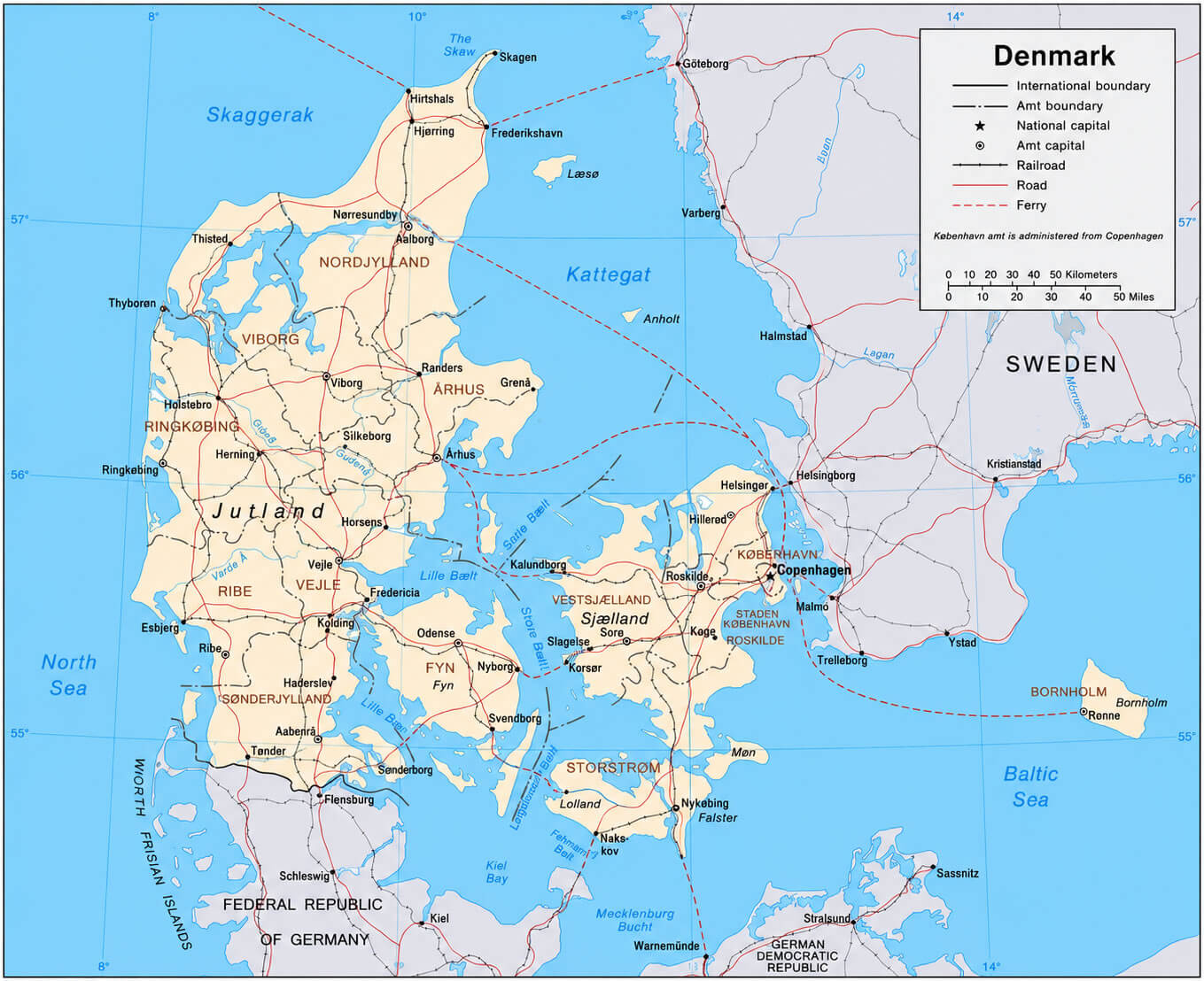 Denmark road map