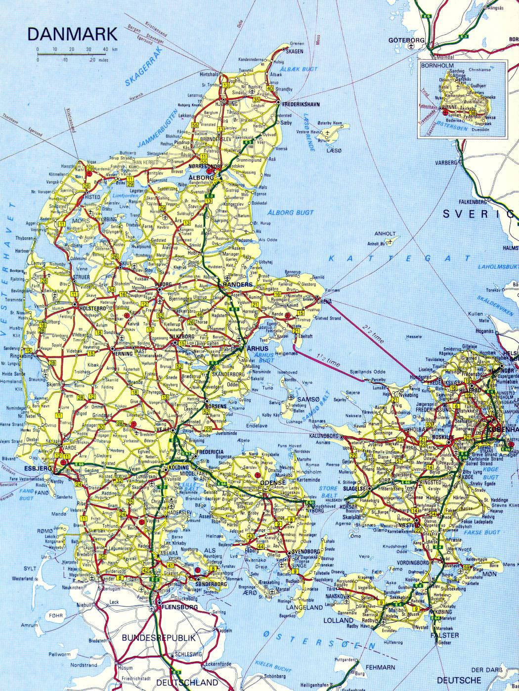Denmark road map