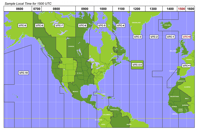 UK and England time zone map