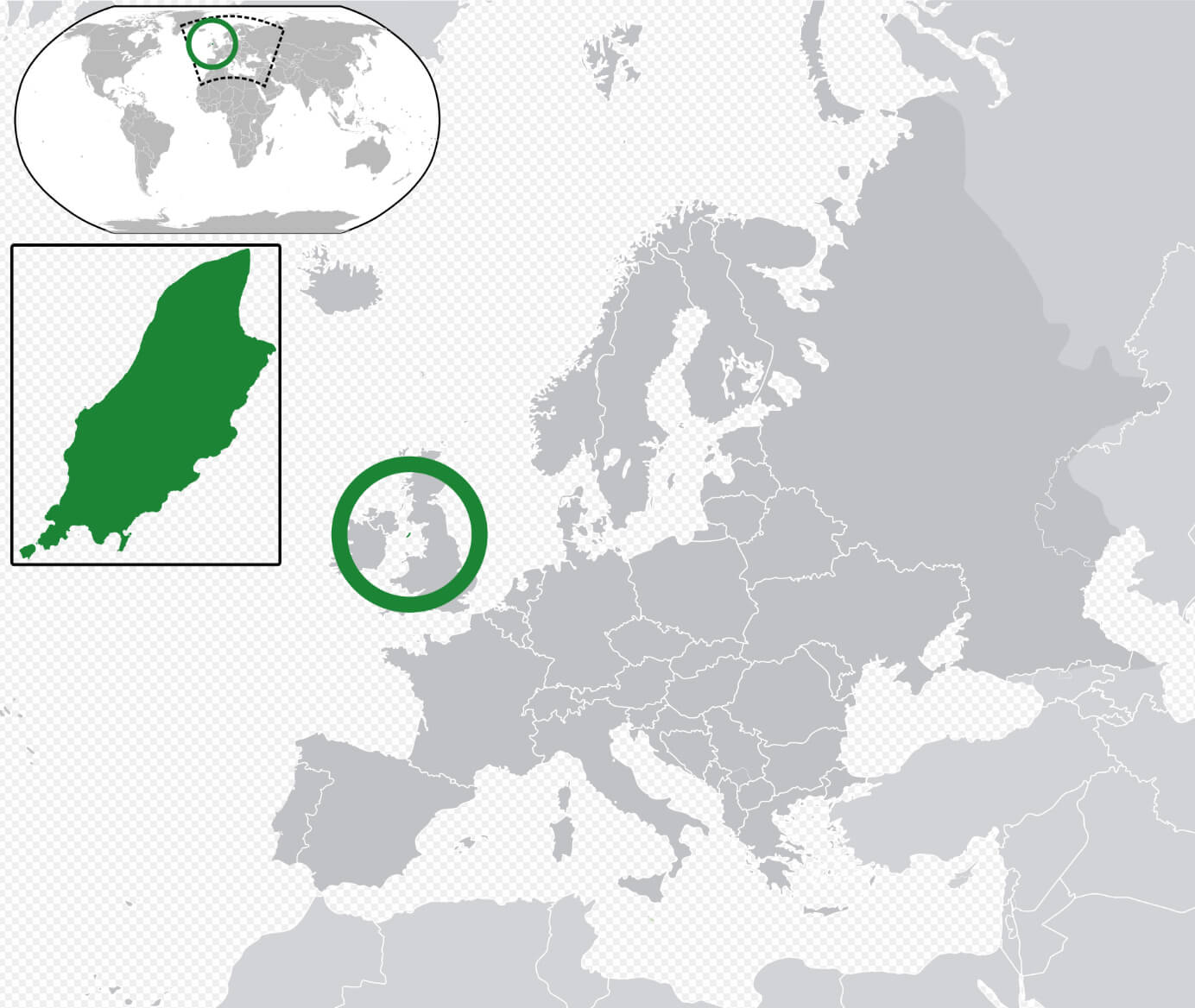 Where is located Isle of Man in the World