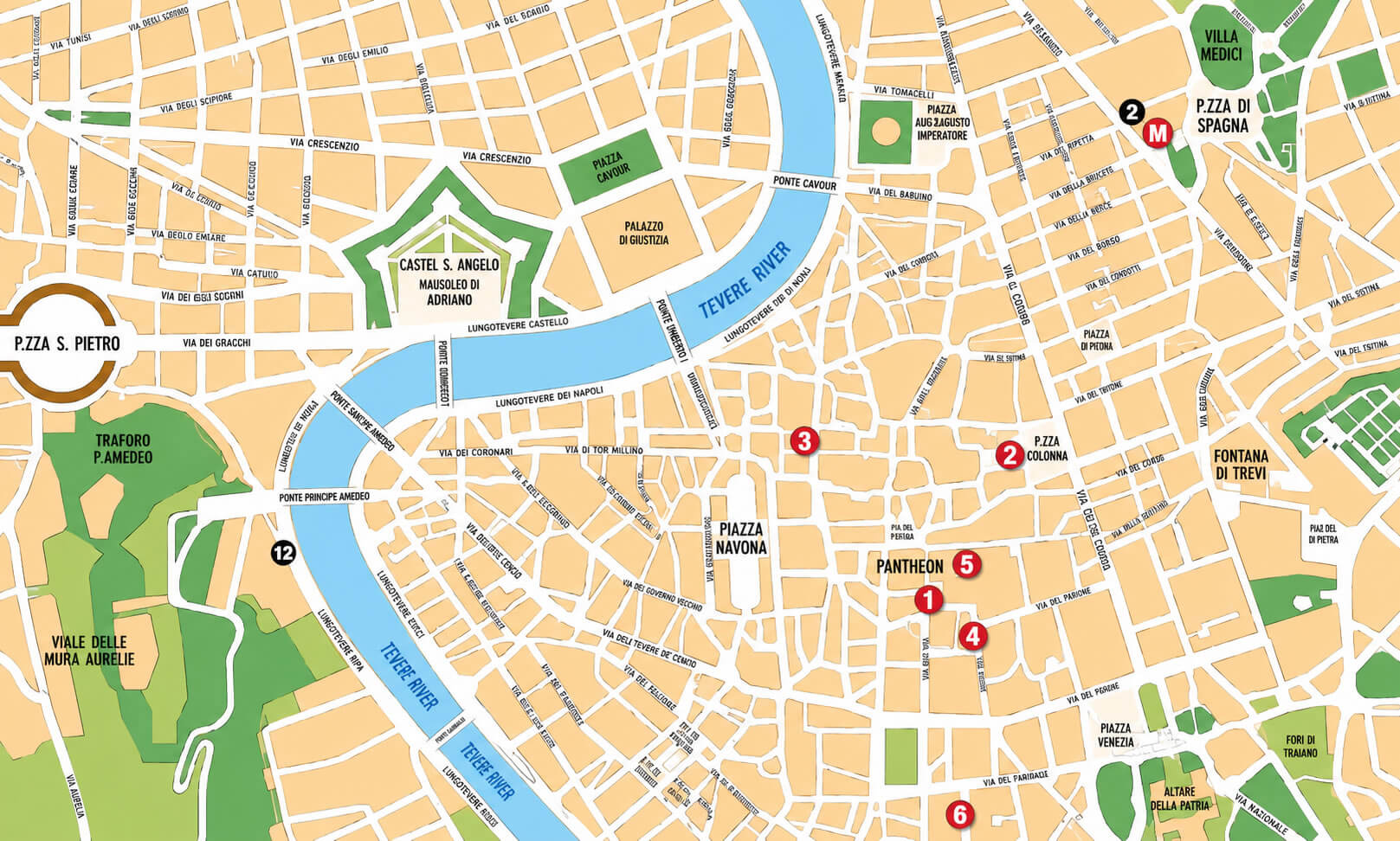 Rome public transport map