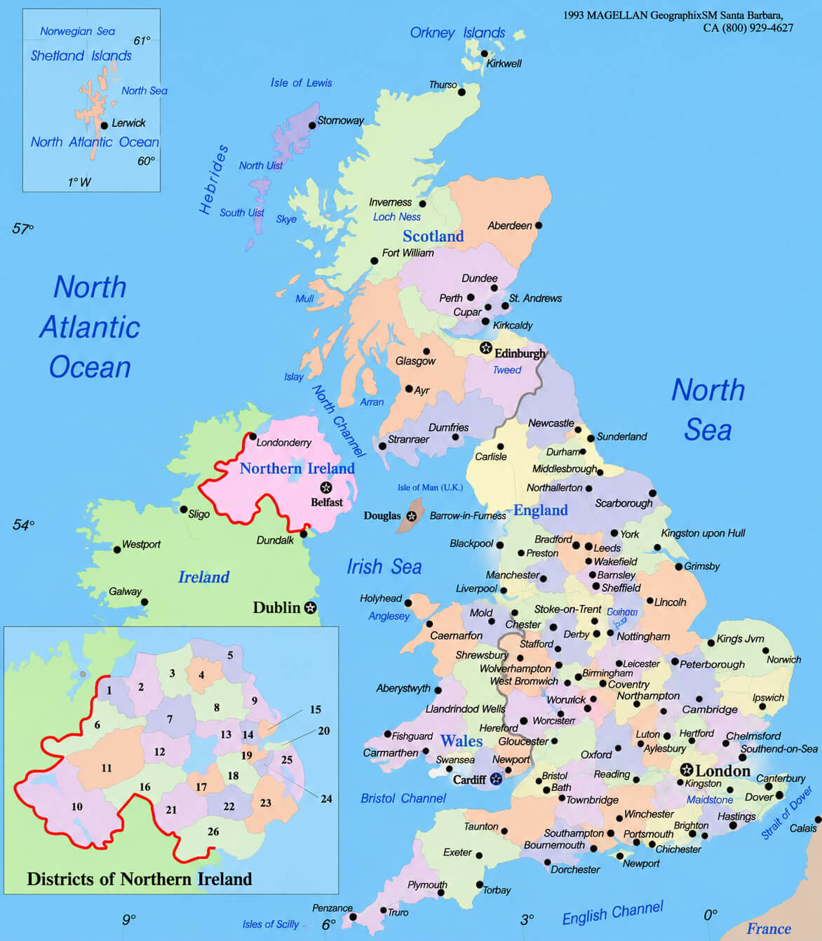 United Kingdom political map