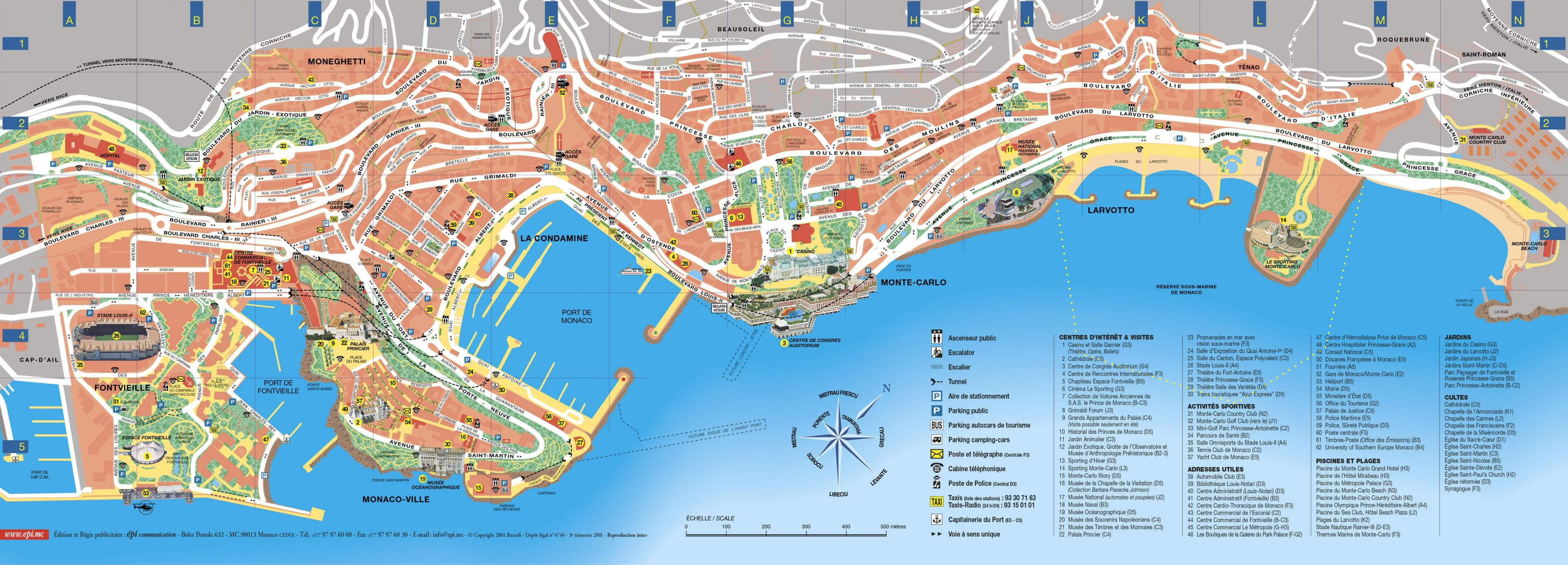 Monaco Travel Map