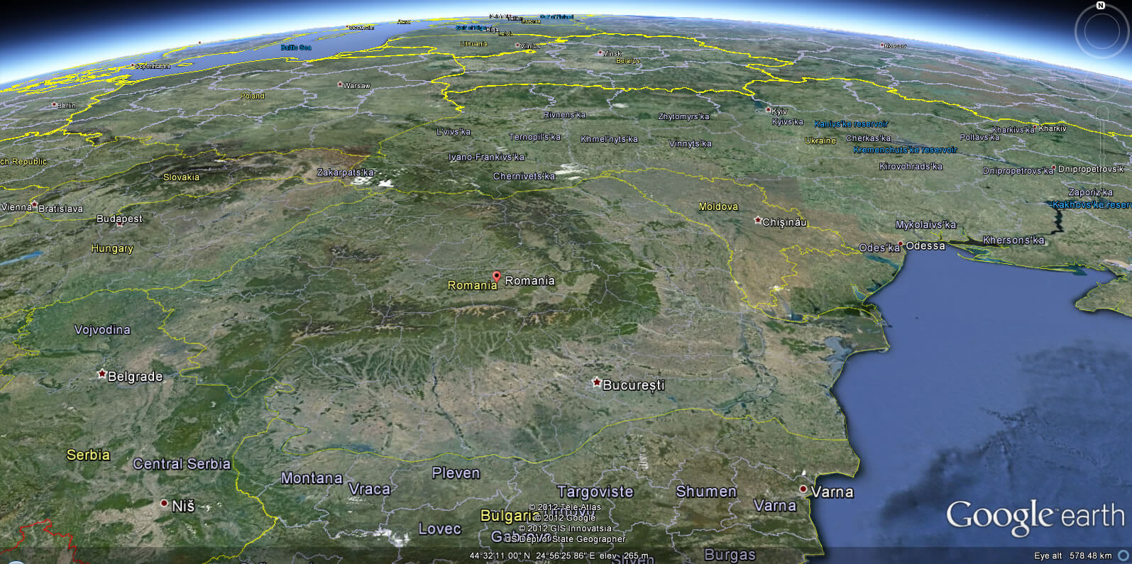Romania Map Guide Of The World Romania Earth Map
