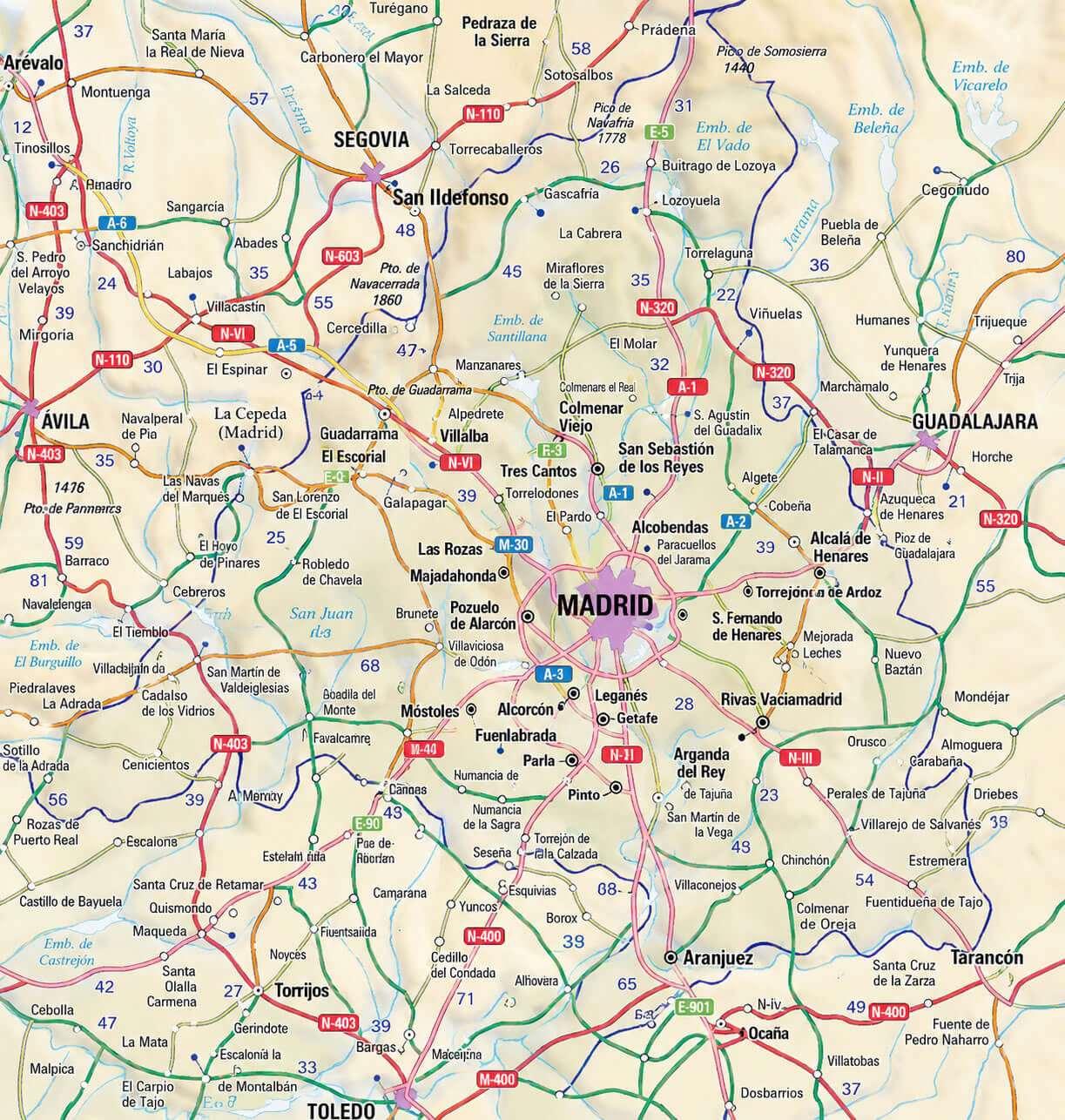 Madrid Map Explained: Districts, Attractions, and More 24 Madrid area map