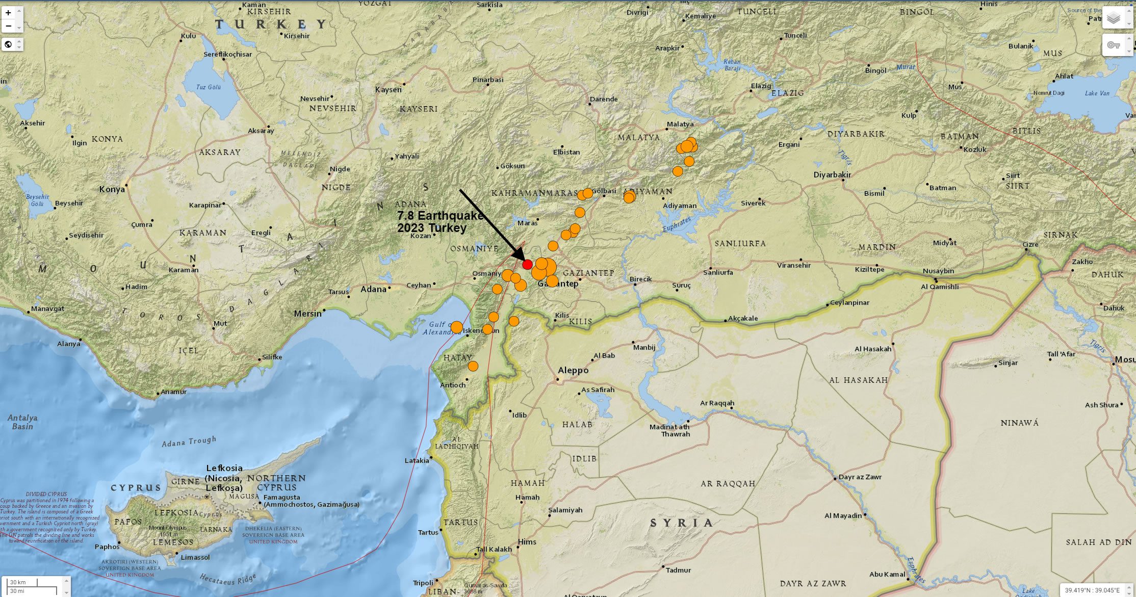 Kahramanmaras, Turkey Earthquake 2023