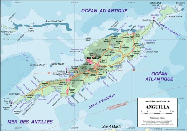 Anguilla Map