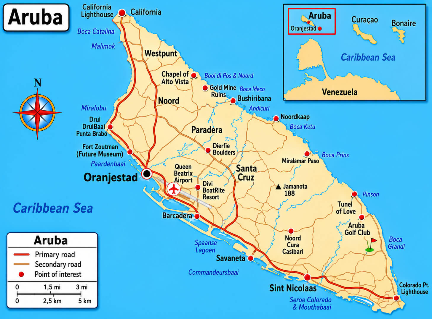 Aruba road map