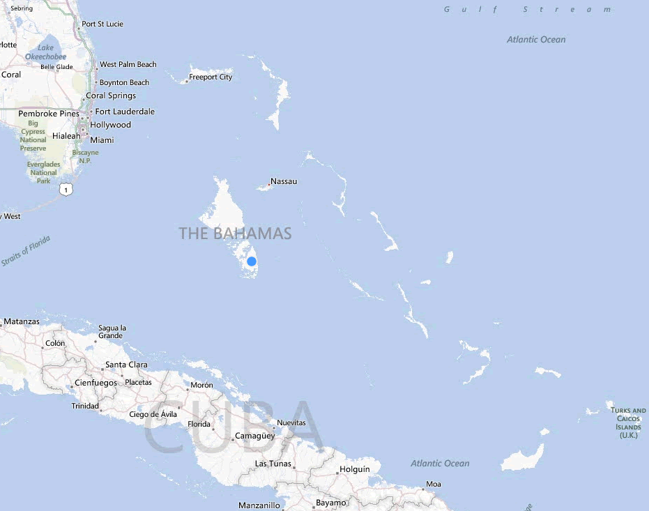 Bahamas Islands overview map