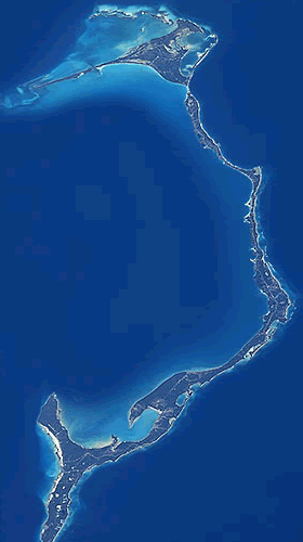 Eleuthera Bahamas map