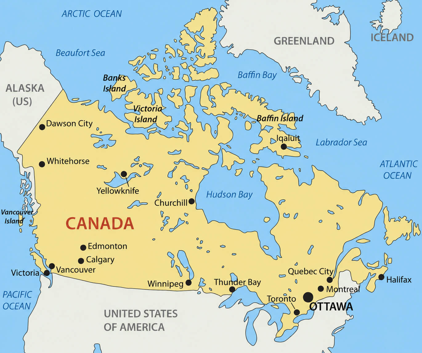 A Collection of Canada Map 20 Canada detailed vector map