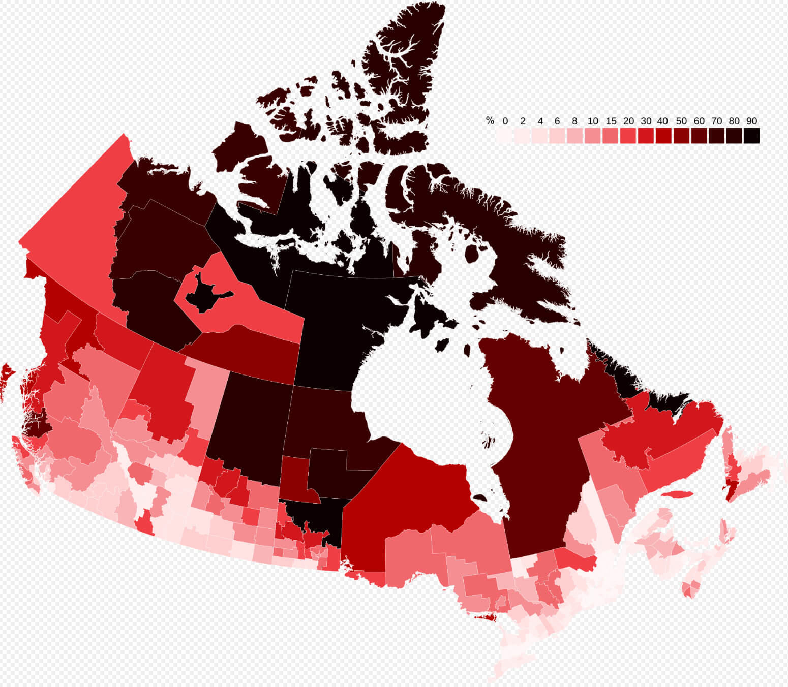 Canada Population Map 14 Religious Affiliation In Canada (2021 Census)