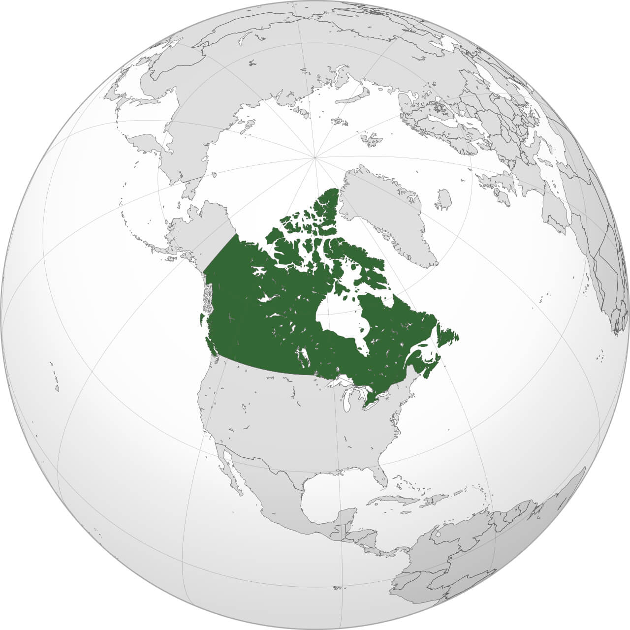 Where is Canada on the World Map