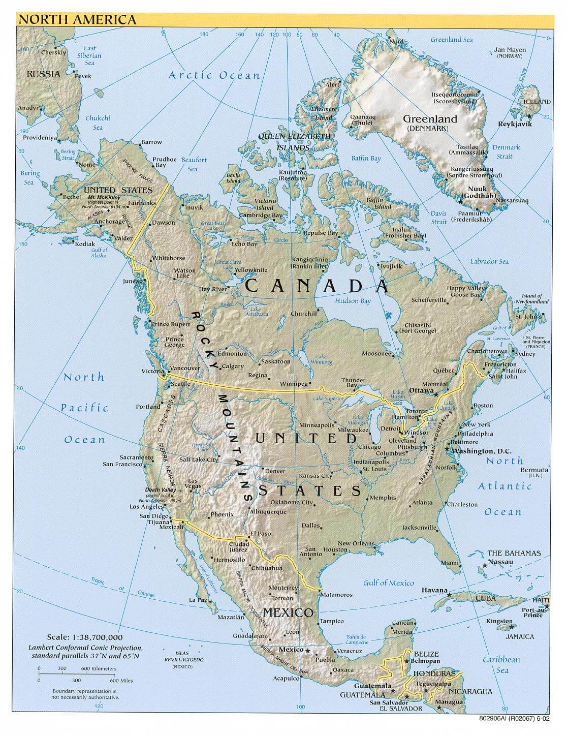 North America Map