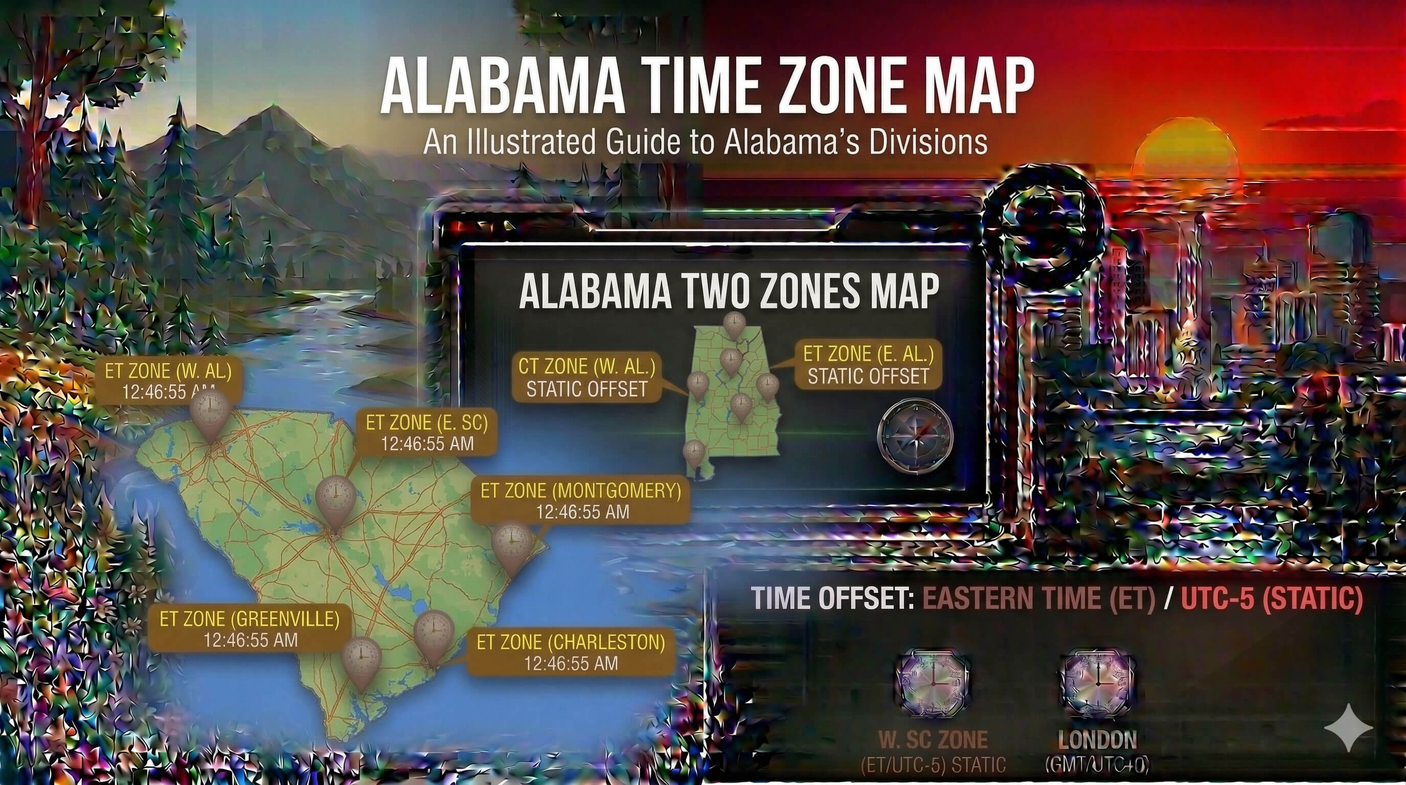 Alabama time zone