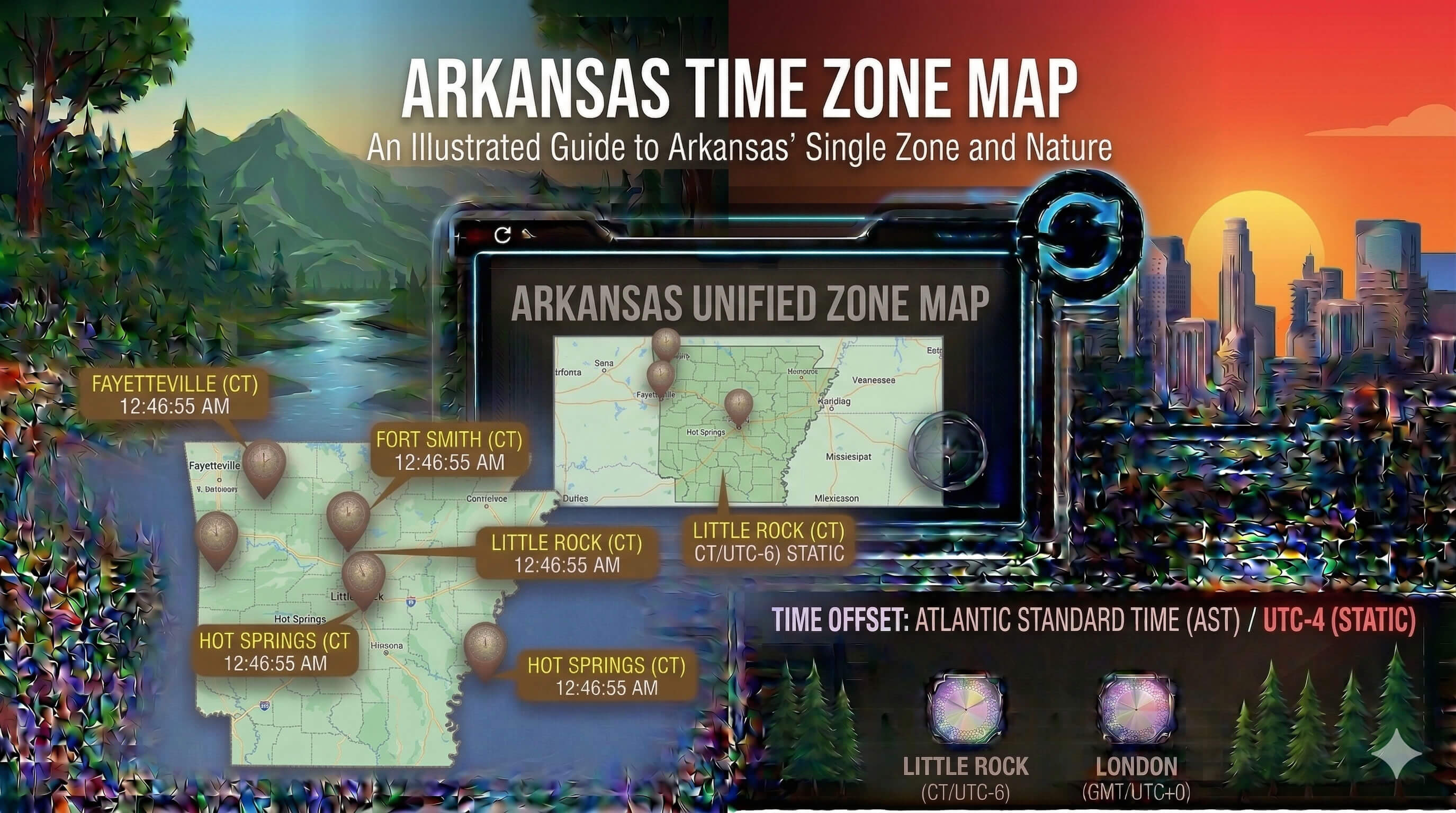 Arkansas time zone