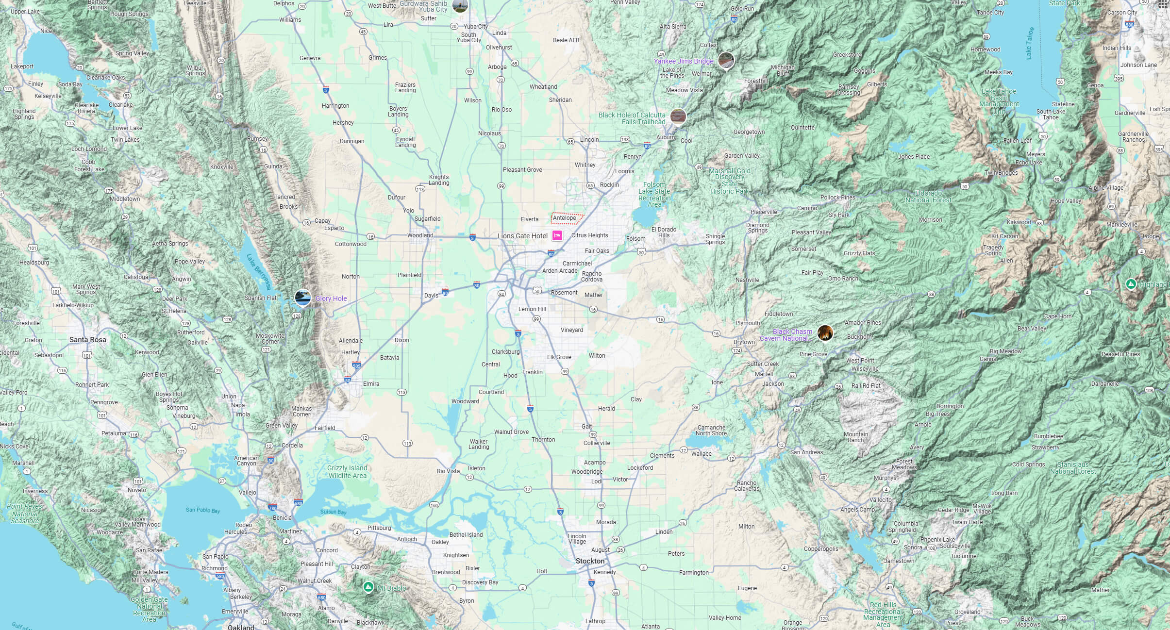 Anaheim city map