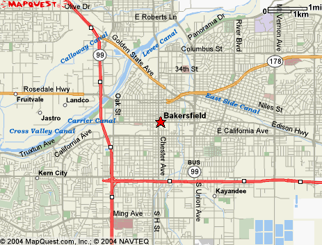 Bakersfield avenue map