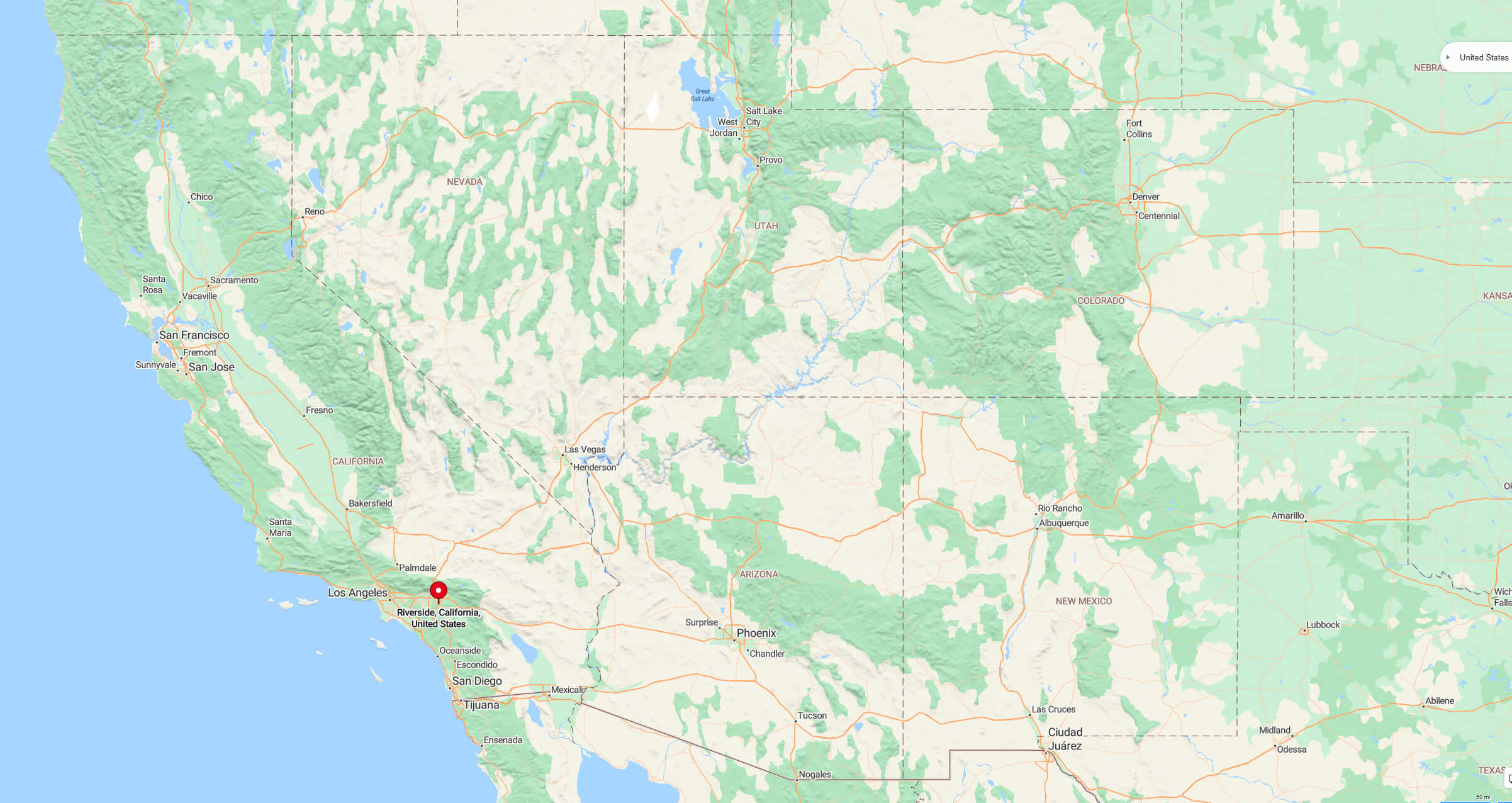 Where is Riverside on California map