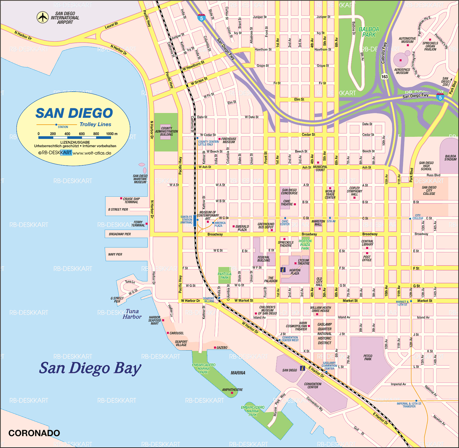 Atlas Map of San Diego