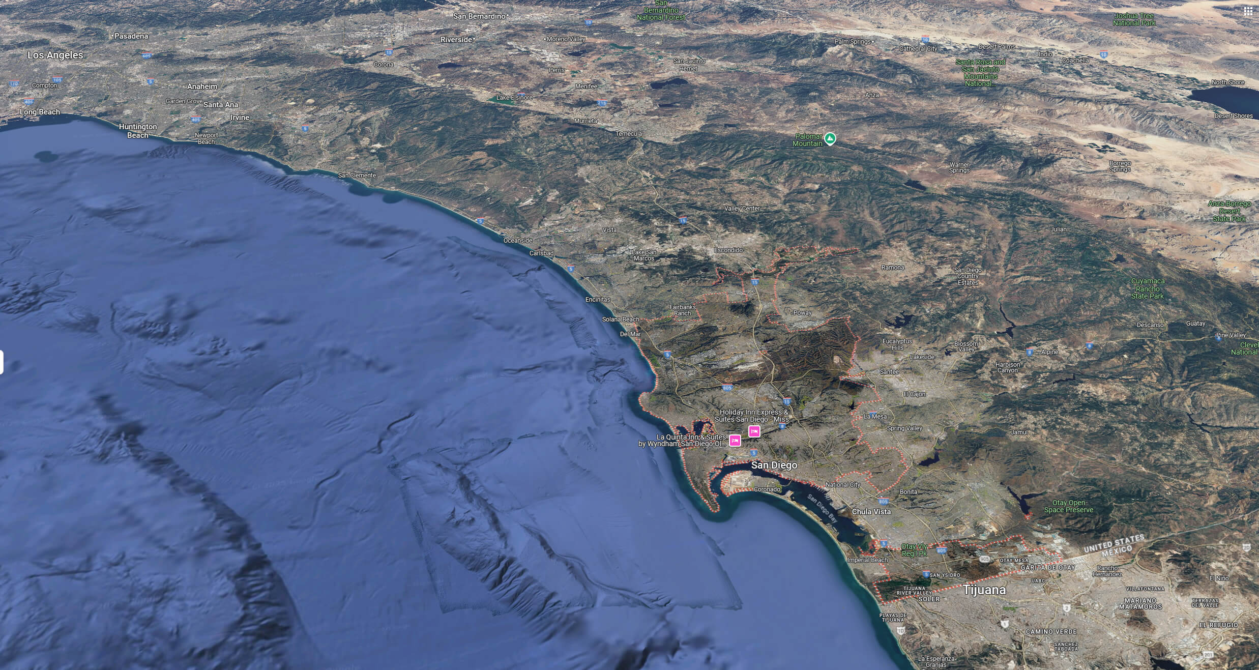 Map of San Diego