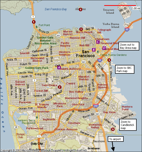 City Map of San Francisco