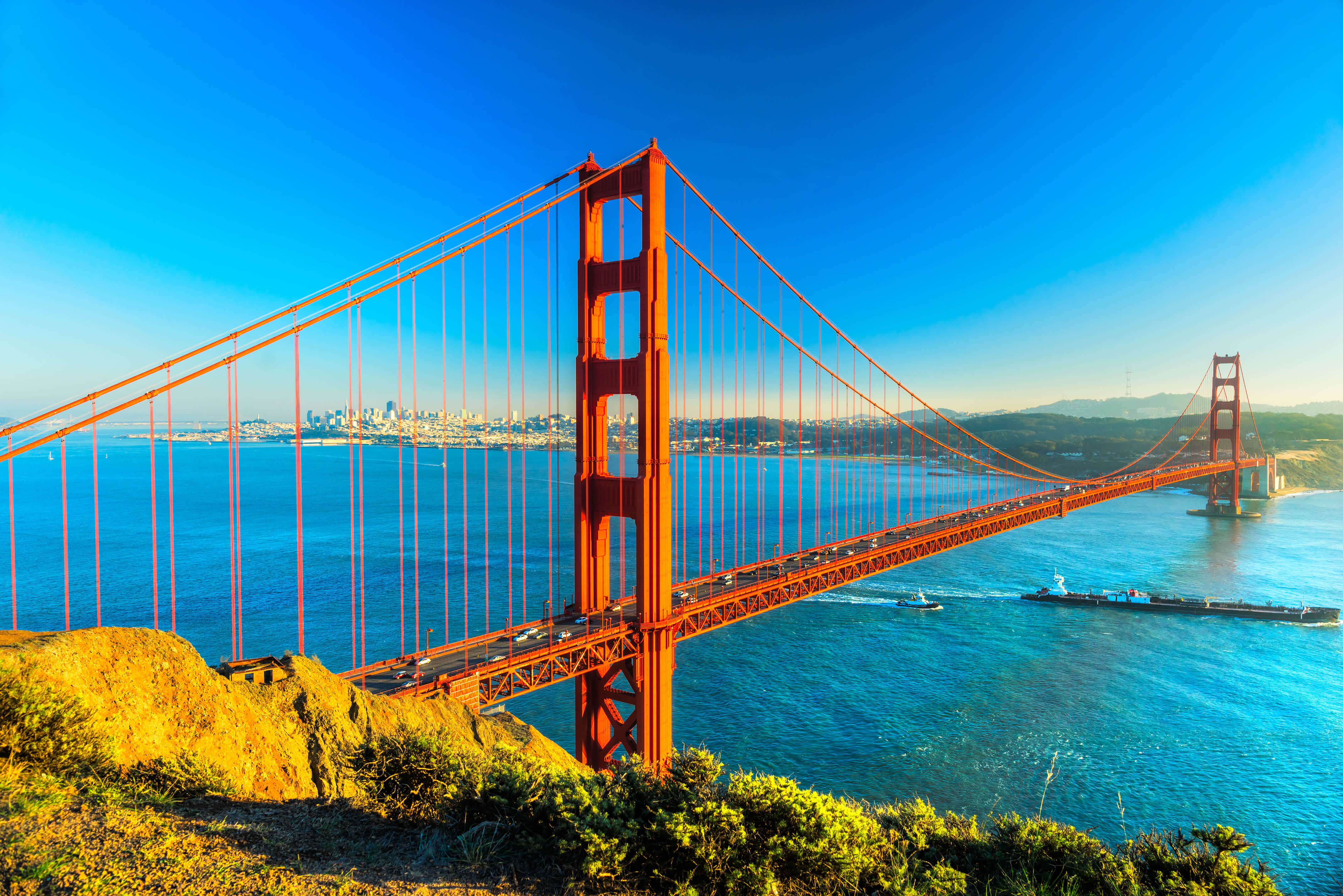 Golden Gate bridge in San Francisco