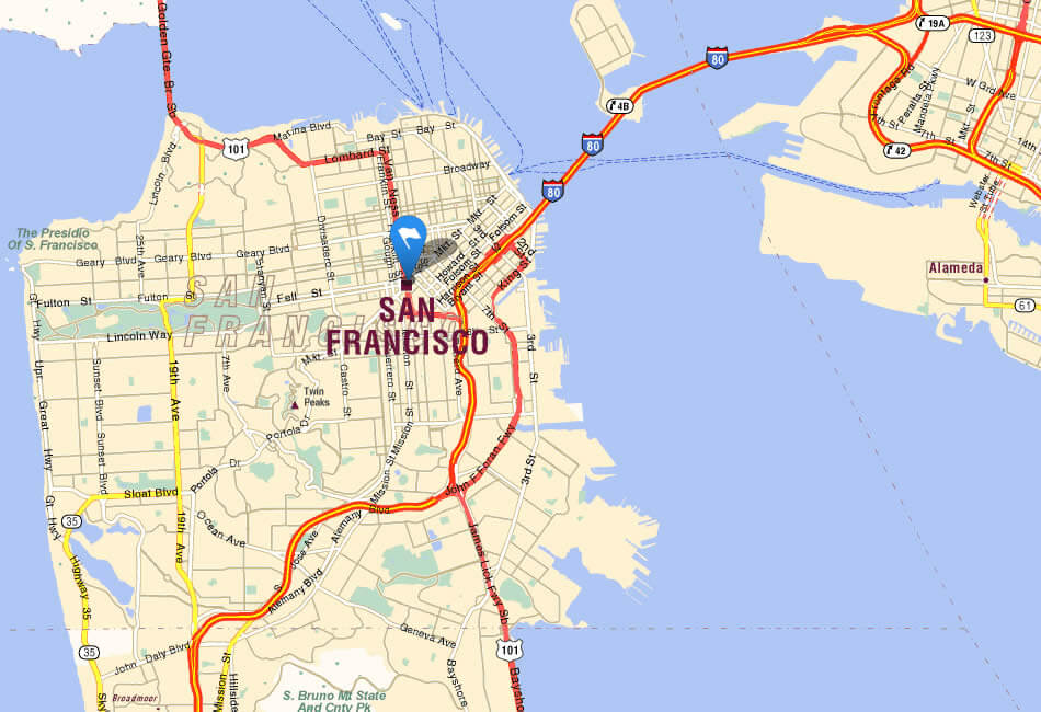 Map of San Francisco
