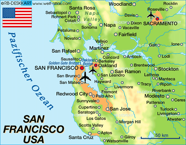 San Francisco bay area maps