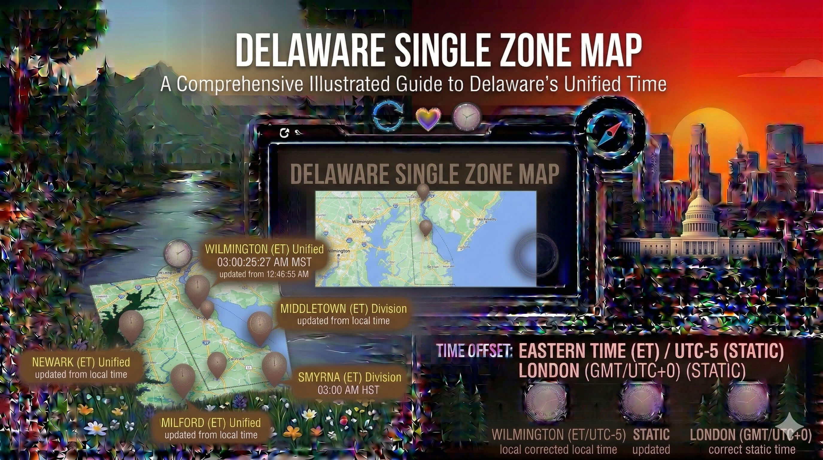 Delaware time zone