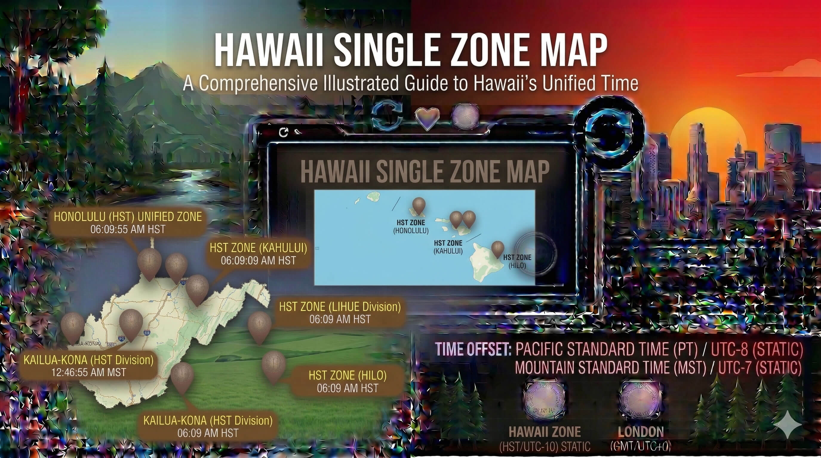 Hawaii time zone