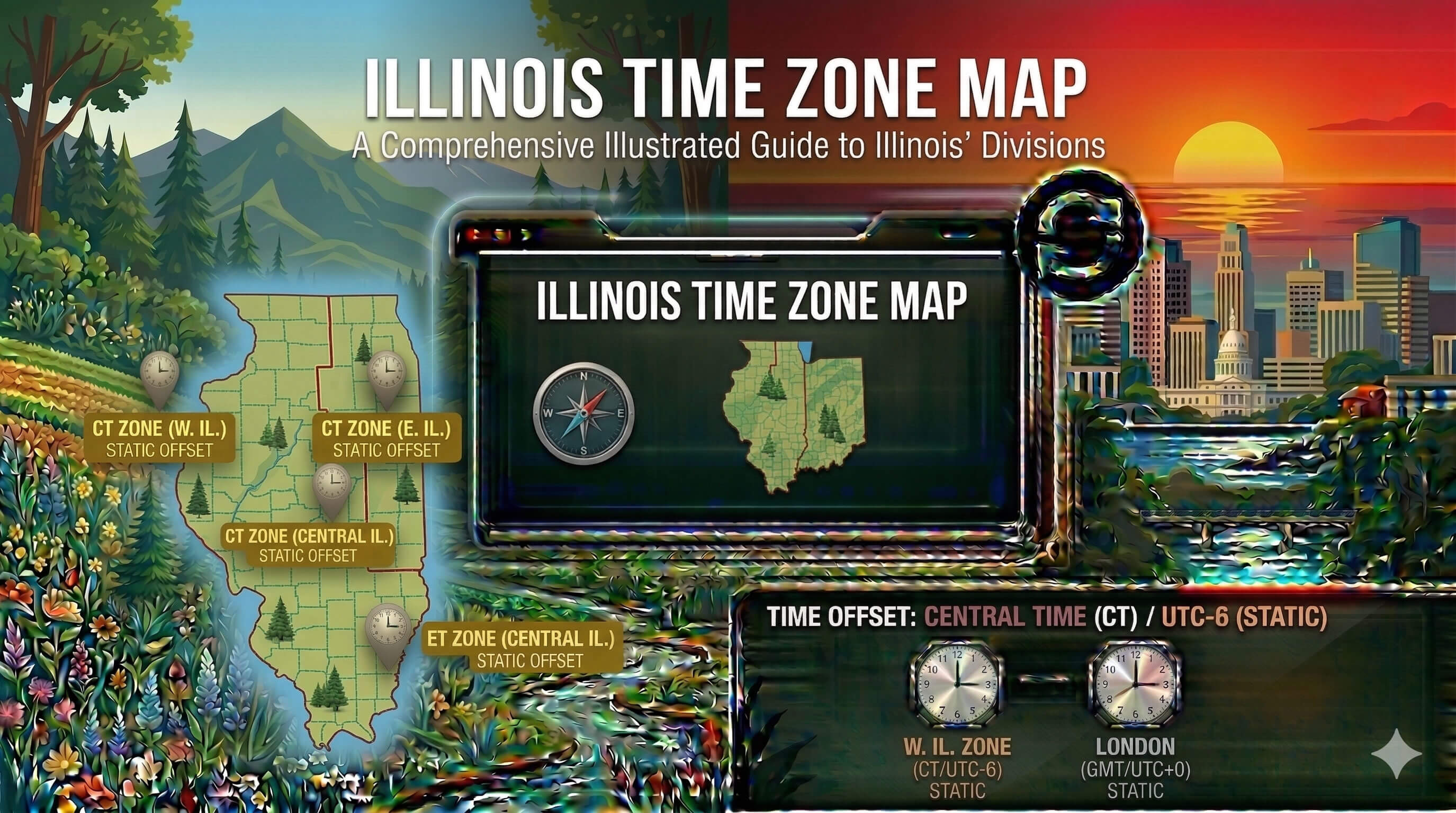 Illinois time zone